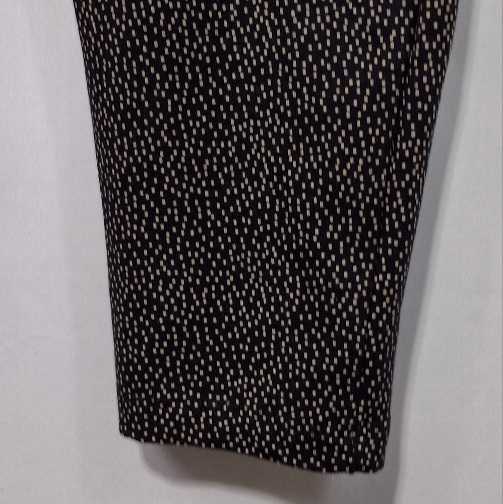 NWT Old Navy Dots Print High Rise Leggings Womens L Black Casual Comfy Sporty - Picture 4 of 9